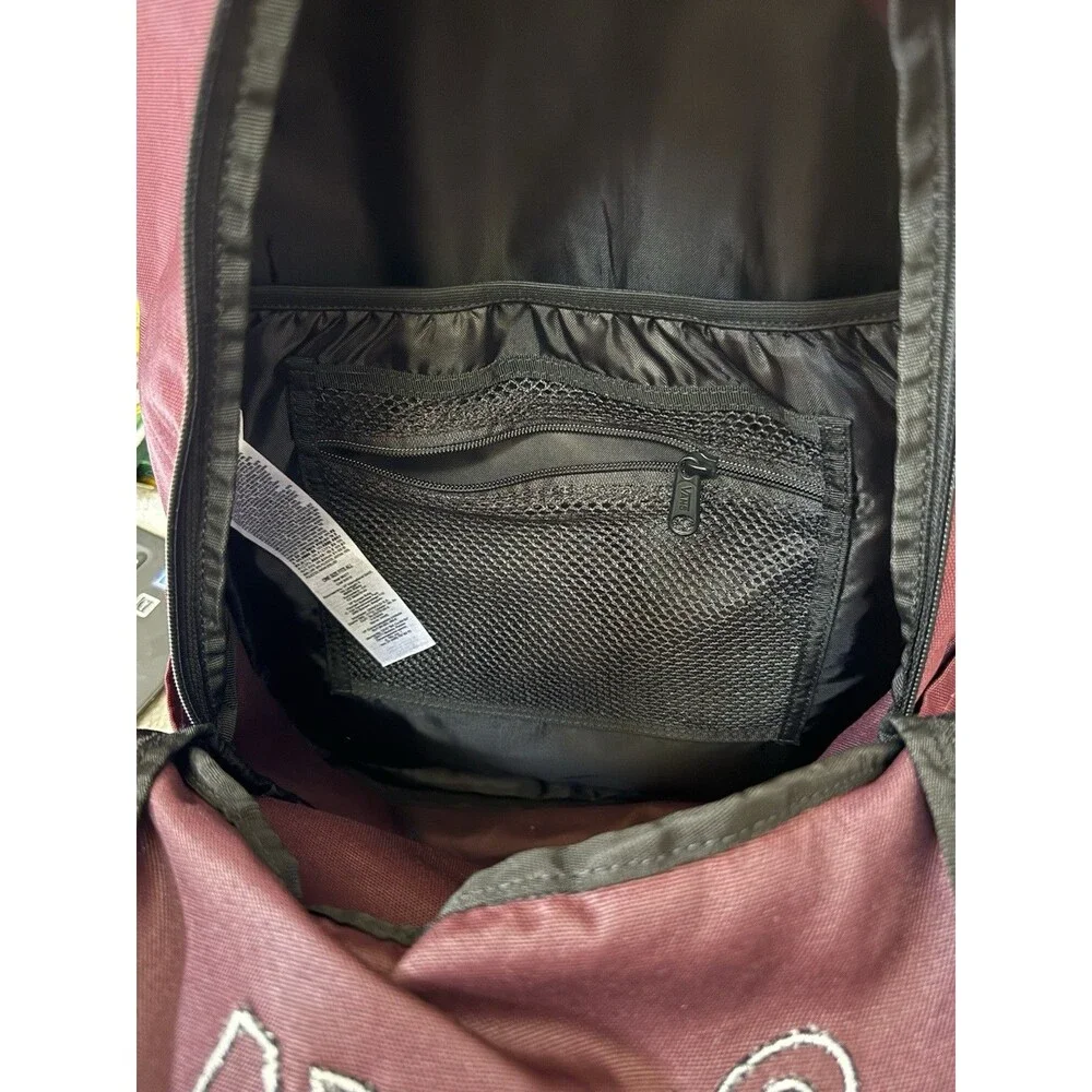 Vans Alumni Pack 2-B Backpack Burgundy Port Royale Laptop School Bag EUC